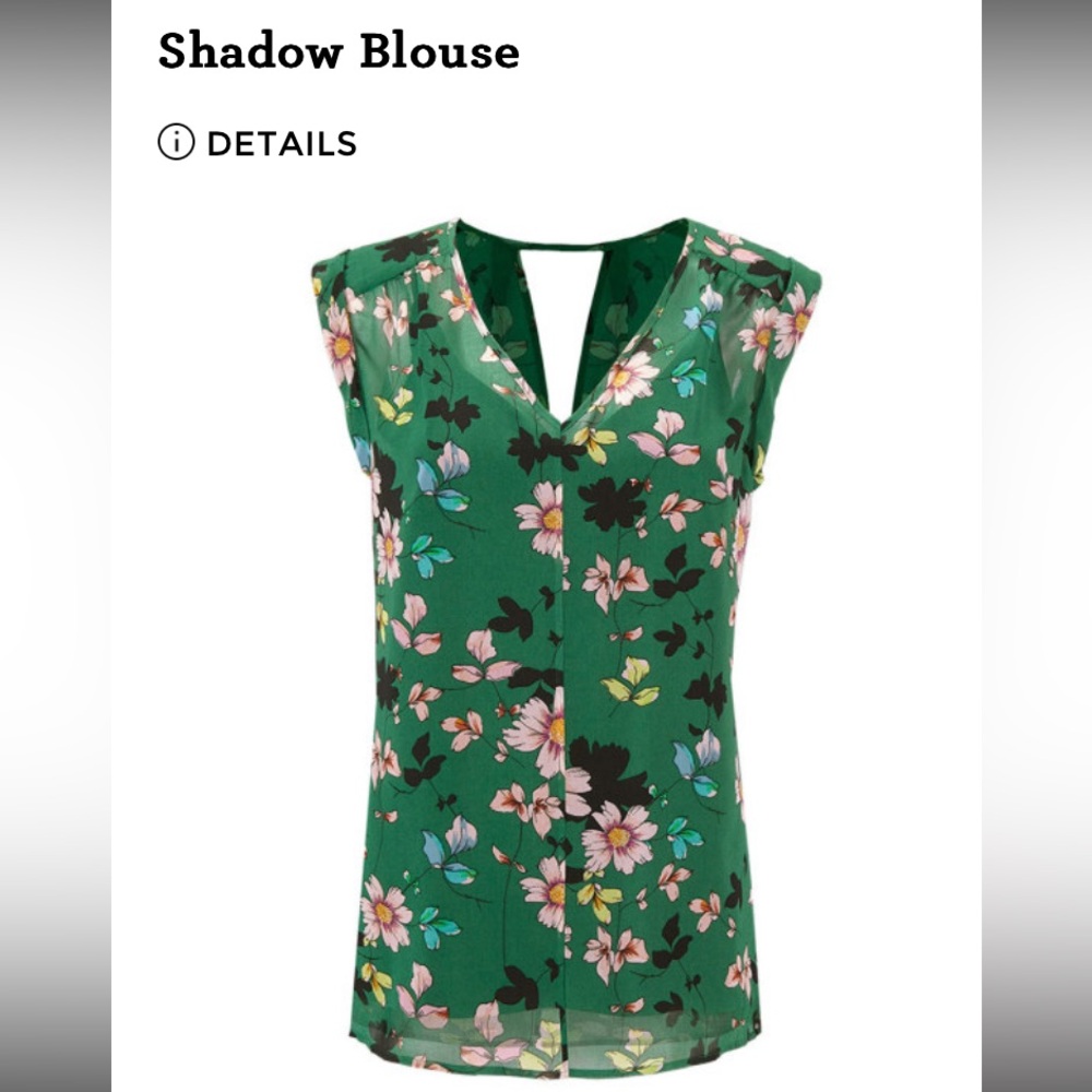 CAbi Shadow blouse size M